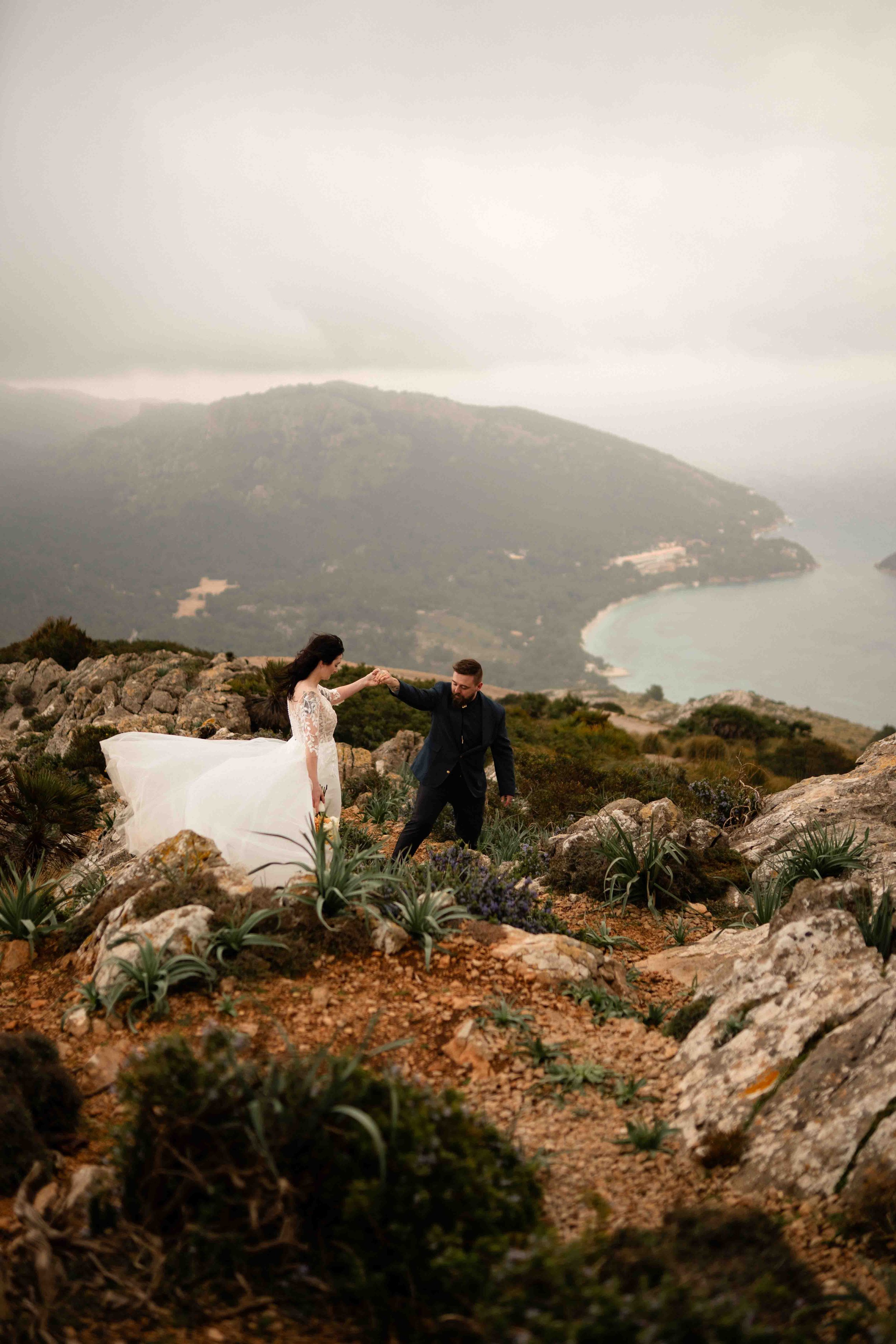 Elopement-Shooting auf Mallorca mit Kayla & Canyon