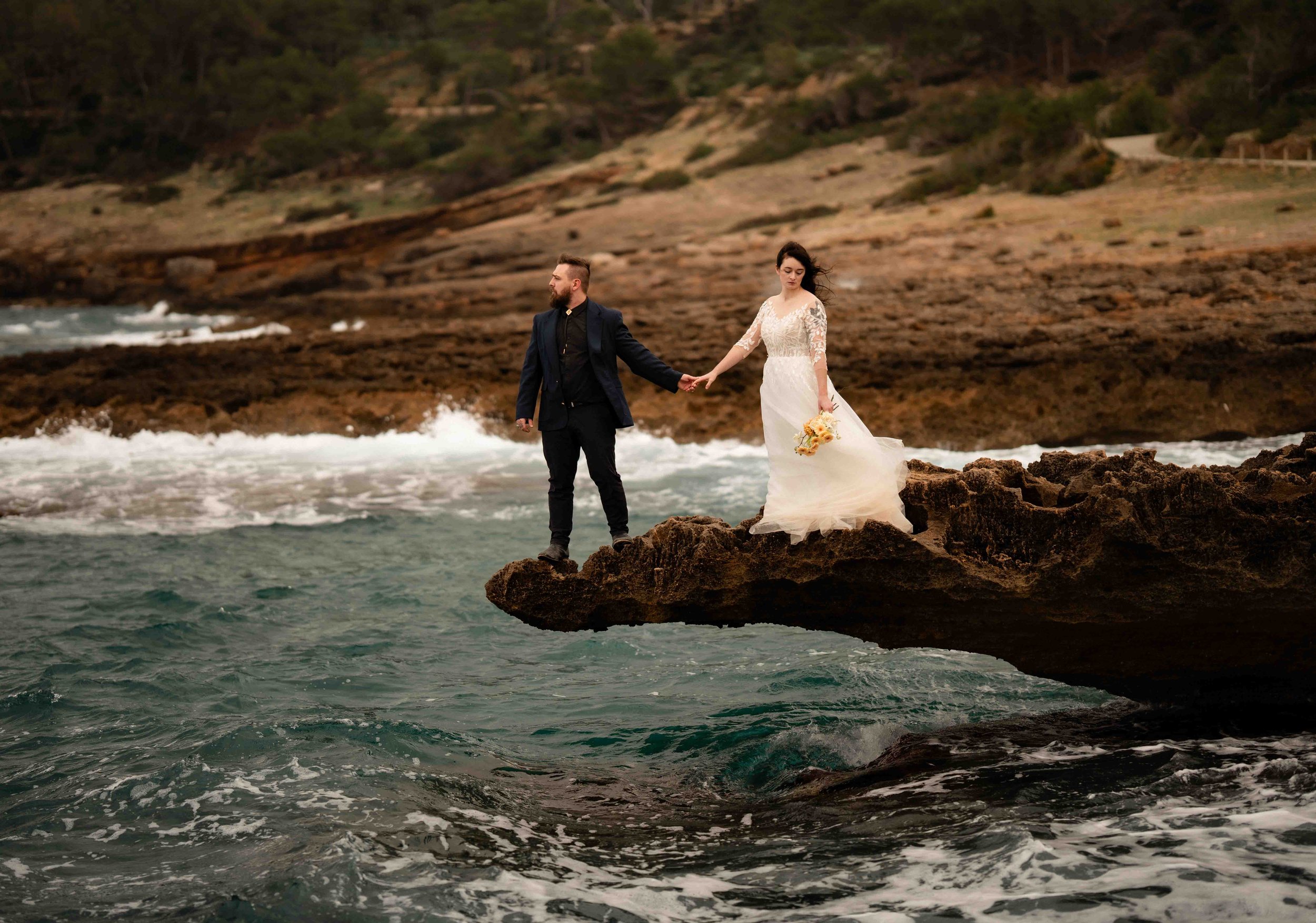 Elopement-Shooting auf Mallorca mit Kayla & Canyon
